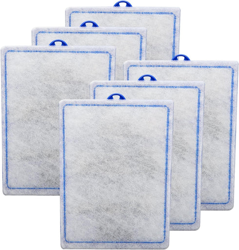 6 Count Assembled Large Filter Cartridges for Tetra Whisper Bio-Bag Filters, Replacement