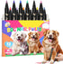 MSDADA 12-Color Quick-Dry Dog Nail Polish Kit Safe Polish Pens for Puppy