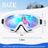 Snowboard Ski Goggles, Windproof Dustproof Glasses for Men Women, Cycling Goggles