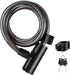 ROCKRBOS Bike Cable Lock with 2 Keys & 1 Mount Bracket, ABS Lock Shell for Bike/Gate/Scooter