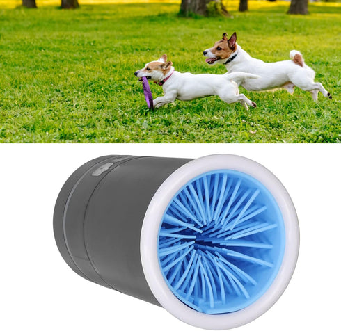 HEEPDD Automatic Dog Washer, USB Rechargeable Soft Brushes, Portable Dog Foot Cleaner for Small Medium Pets