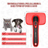 Self Cleaning Slicker Brush for Shedding, Long Short Haired Dogs & Cats, Remove Loose Tangling Knot Undercoat Fur Mats,