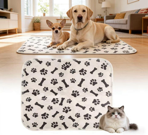 Generic 36X72 Inch (Pack 2)) Washable Pee Pads for Dogs & Cats, Reusable Waterproof Super Absorbent Non-Slip Leak-Proof