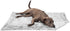 Furhaven Waterproof Throw Blanket for Dogs & Indoor Cats, Washable Shaggy Plush Calming Velvet Blanket, Mist Gray, Large