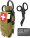 1000D Laser Cut Tactical Molle Tourniquet Holder, Molle Medical Trauma Shears Pouch