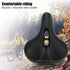 Holigie 3D Bicycle Seat Cover,Memory Foam Gel Hybrid Cushion Airflow Ventilation Orthopedic Design Hollow Core