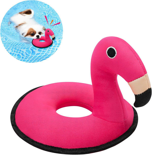 Squeaky Dog Toys, Floating Swim Ring Design for Indoor or Outdoor Play, Interactive Gifts for Small and Medium Dogs -