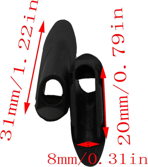 LQ Industrial Bicycle Cable Tube Clamp, 12PCS Black Plastics Brake Shifter Line Pipe Holder Bike Accessories
