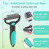 5 PCS Self Cleaning Slicker Brush & Pet Grooming Rake & Bath Brush & Nail Clippers & Pet Comb for Dogs
