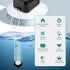 hygger Mini Aquarium Air Stone, Small Bubble Stone, Ultra Silent Oxygen Diffuser Kit for Fish Tank