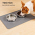 Taglory 2 Cup Stainless Steel Dog Bowls Set of 2 for Food and Water, Anti-Slip Silicone Base, Rust Resistant, 17oz,
