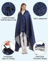 Outdoor Camping Blanket, Fleece Waterproof Stadium Blanket with Portable Bag, Lightweight for 2 People, Cold Weather,