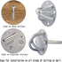Wall Ceiling Mount Bracket for Gym & Home Suspension Straps - Anchor for Fitness Training, Yoga Swing, Battle Ropes