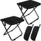 2 Pack Camping Stool 13 Inch Portable Folding Stool for Adults, Lightweight