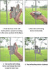 VBESTLIFE Self Locking Device - Rock Climbing Self Locking Rope Grab Fall Safety Harness Rope Grab Device