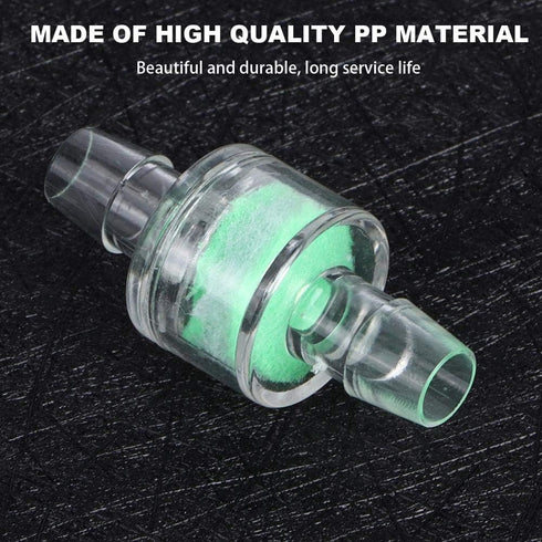 TOPINCN 10PCS ABS Aquarium Bio Filter Breeding Fry Betta Shrimp Green Silicone Tube Filter