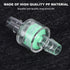 TOPINCN 10PCS ABS Aquarium Bio Filter Breeding Fry Betta Shrimp Green Silicone Tube Filter