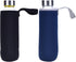 2 19.4 oz 550 ml Mudder Pieces Water Bottle Sleeve Neoprene Nylon Bottle Sleeve for Glass Water Bottle