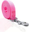 TAIAN 5 FT Strong Dog Leash - Nylon Leashes for Small Medium Large Dogs (Pink)