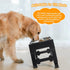 Marchul Elevated Dog Bowls, 4 Height Adjustable Raised Bowls with 2 Stainless Steel Bowls for Small Medium Large Dogs