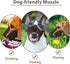 BARKLESS Leather Dog Muzzle, Soft Secure Anti-Barking Muzzle for Medium Dogs, Breathable and Adjustable