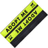 Tuff Pupper Waterproof Leash Sleeve, Fits 1 Inch Wide Leash, Durable Neoprene & Silicone, 2 Pack, Adopt Me