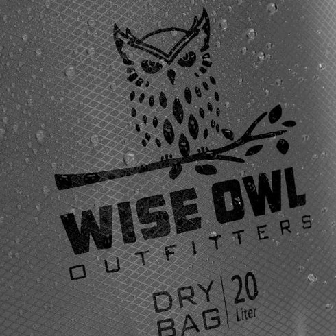 Wise Owl Outfitters Waterproof Dry Bag, Fully Submersible Airtight Bags, 1pk or 3pk, 5L, 10L & 20L