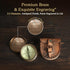 Wind & Weather Antiqued Brass Poem Compass with Leather Case