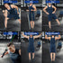 Resistance Bands Set (12pcs) with Handles, Door Anchor, Ankle Straps, and Carry Bag, Exercise Bands for Home Workouts