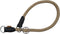 Braided Pro Training Dog Collar, No Pull Round Slip Collar with Slidable Stop Ring for Medium/Large Dogs (M+(1/2") -