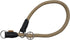 Braided Pro Training Dog Collar, No Pull Round Slip Collar with Slidable Stop Ring for Medium/Large Dogs (M+(1/2") -
