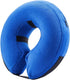 Inflatable Dog Cone Collar, Soft Adjustable Donut Elizabethan Neck Pillow for Large Dogs Recovery - Blue