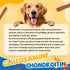 gazeupon Soft Dog Jerky Treats for Large Dogs, Triple Flavored Meat Strips, Healthy Training Snacks Made with Real