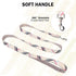 Small Dog Collar and Leash Set, Adjustable Pet Collar for Medium Dogs, 5FT Nylon Leash, Beige M, for Chihuahua, Yorki,