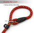 Red Brand 5 FT Adjustable Nylon Dog Rope Leash for Small Medium Dogs, 10-80 lb Walking