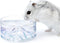 Niteangel Hamster Feeding & Water Bowls, Mount Fuji Series Glass Drinking Bowls for Dwarf Syrian Hamsters, Gerbils,