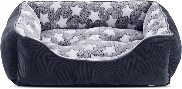 GASUR Rectangle Dog Bed for Large Dogs - Cozy Washable Orthopedic Dog Sofa Bed, Sturdy Anti-Slip Bottom, Soft Calming