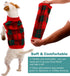QBLEEV Dog Christmas Sweater for Small Dogs, Warm Knitwear Pullover Holiday Sweaters for Girls Boys XS
