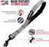 Tuff Pupper Short Dog Leash for Training | 12 Inch | Perfect Traffic Leash Handle with Padding for Service Dog Harness