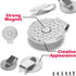 Golf Ball Markers with Hat Clips and Storage Box, Value Set for Men and Women Golfers