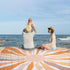 9 10 8 Waterproof Sandproof Beach Blanket, Ft X Ft Extra Large Beach Mat for Adults, Lightweight Polyester Outdoor