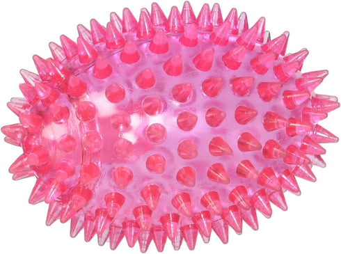 Gnawsome 3.5 Spiky Squeaker Football Dog Toy - Small, Cleans Teeth and Promotes