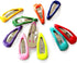 PET SHOW Cute 0.9" Waterdrop Small Snap Hair Clips - Pack of 20 for Dog Cat Puppy Grooming