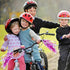 Kids Bike Bell and Streamers - 1 Pack Flower Bicycle Bell with 2 Pack Bike Streamers for Girls' Bike Accessories