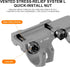 6061-T6 1.42 inch High(1inch/30mm/34mm) Precision Rifle Scope Mounts - Aluminum Picatinny Cantilever Scope Mounts