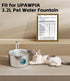 16 Packs 3.2L 8 8 Cat Water Fountain Filter Replacement for UPAWPIA Pet Water Foutain Filters & Sponges Water Filter