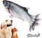 Flopping Fish Electric Moving Dog Toy, Realistic Flopping Fish for Interactive Play, Chew Toy for Small Medium Dogs