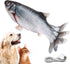 Flopping Fish Electric Moving Dog Toy, Realistic Flopping Fish for Interactive Play, Chew Toy for Small Medium Dogs