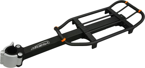 Ibera Bicycle Seatpost-Mounted Commuter Carrier Rack - Regular Size Rack Only, Rack and Trunk Bag Combo