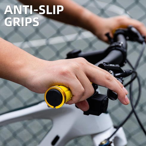 ROCKBROS 4Pcs (2 Pairs) Comfortable Anti-Slip Bike Handlebar Grips for Mountain Bike, BMX, and Scooter